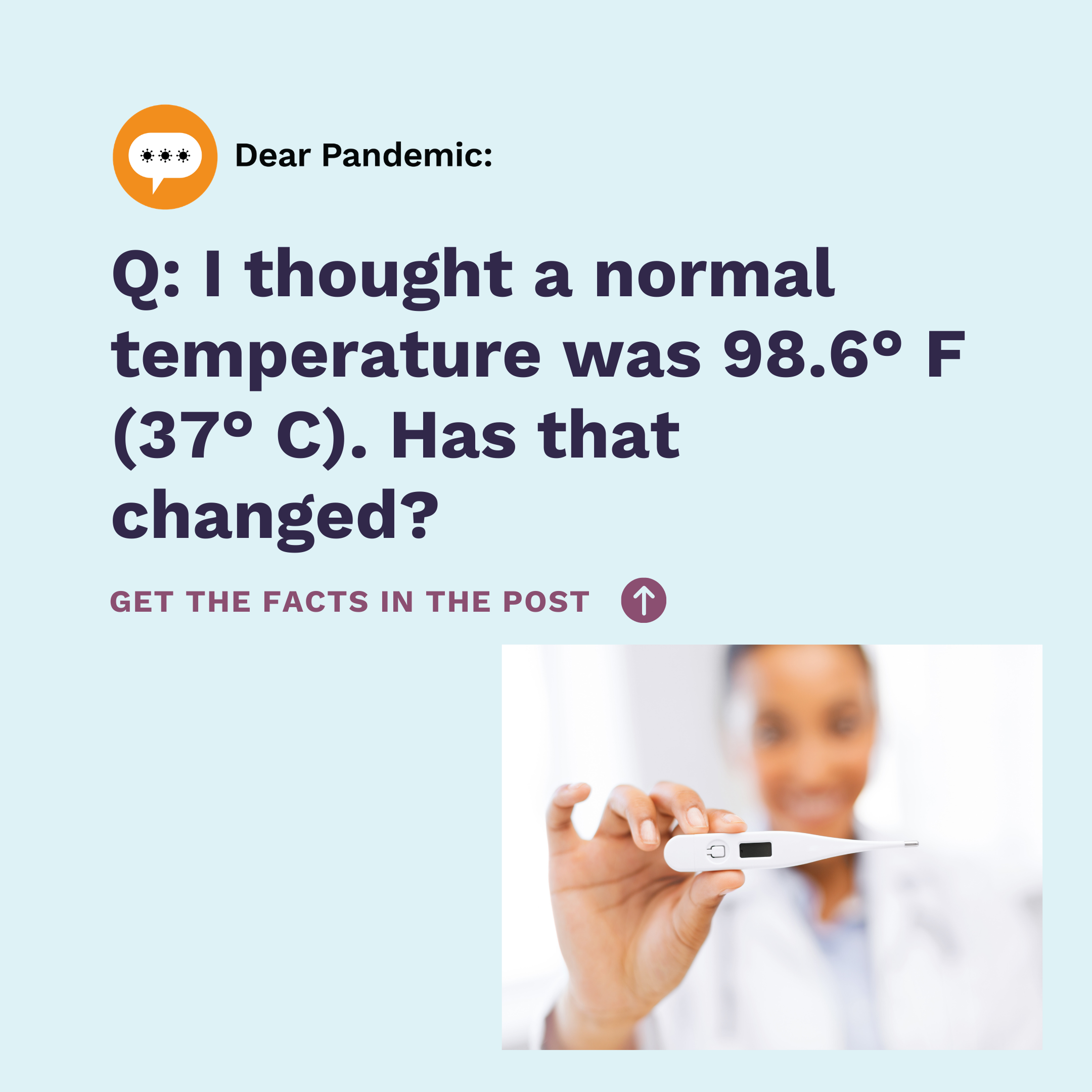36.8°C (98.24°F): Anything Above in Human Body May be Fever