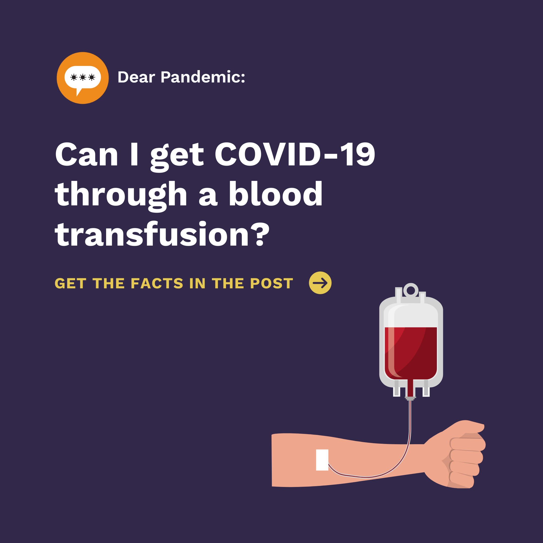 Can I get COVID19 through blood transfusion? — Those Nerdy Girls