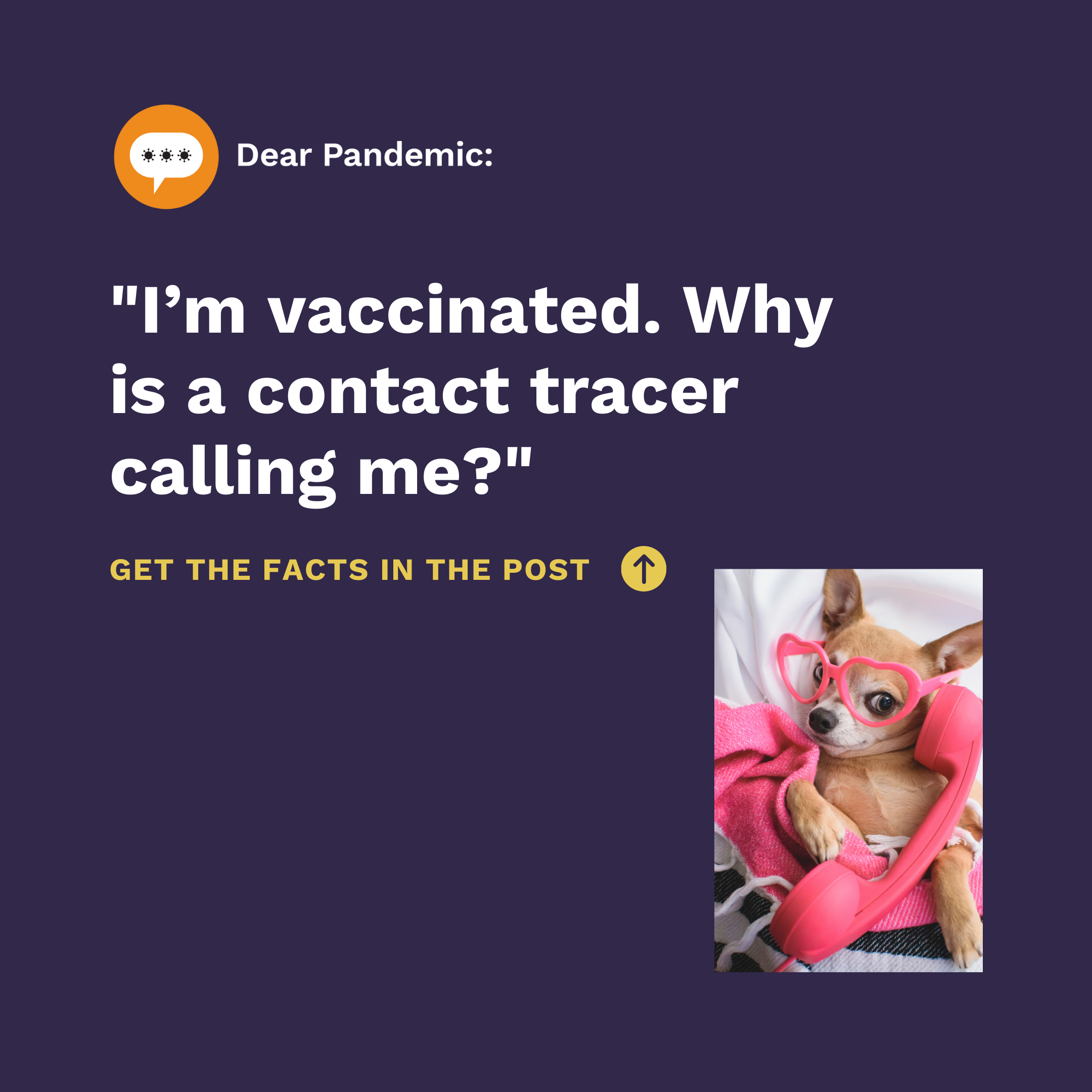 I'm vaccinated. Why is a contact tracer calling me? — Those Nerdy Girls
