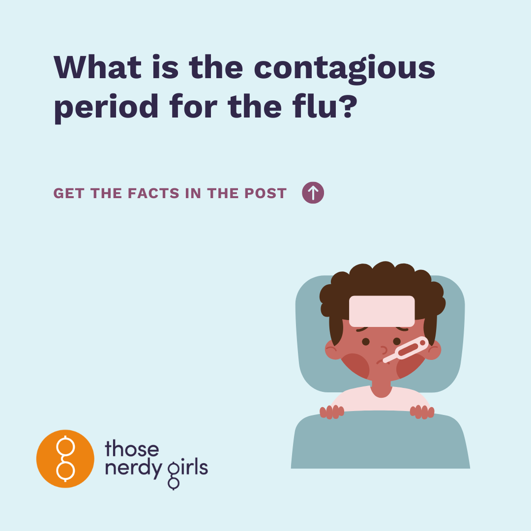 What is the contagious period for the flu? — Those Nerdy Girls